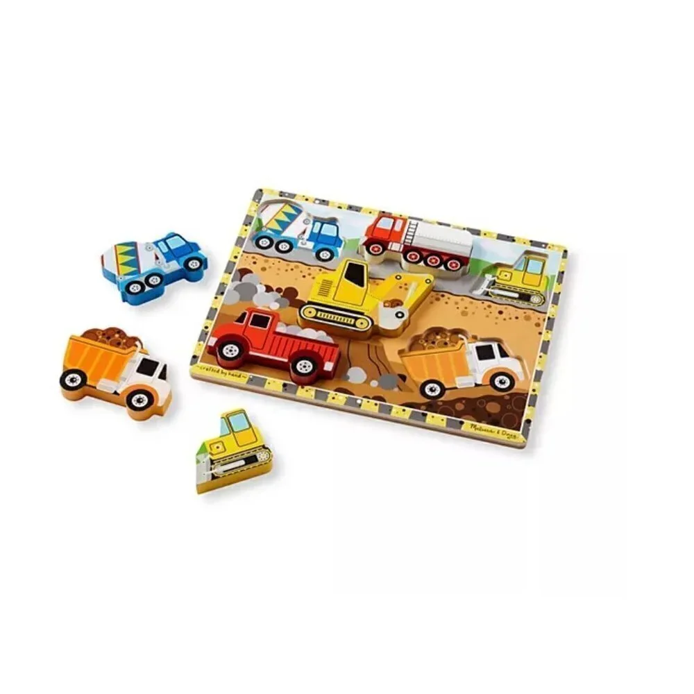 Melissa & Doug Construction Chunky Puzzle